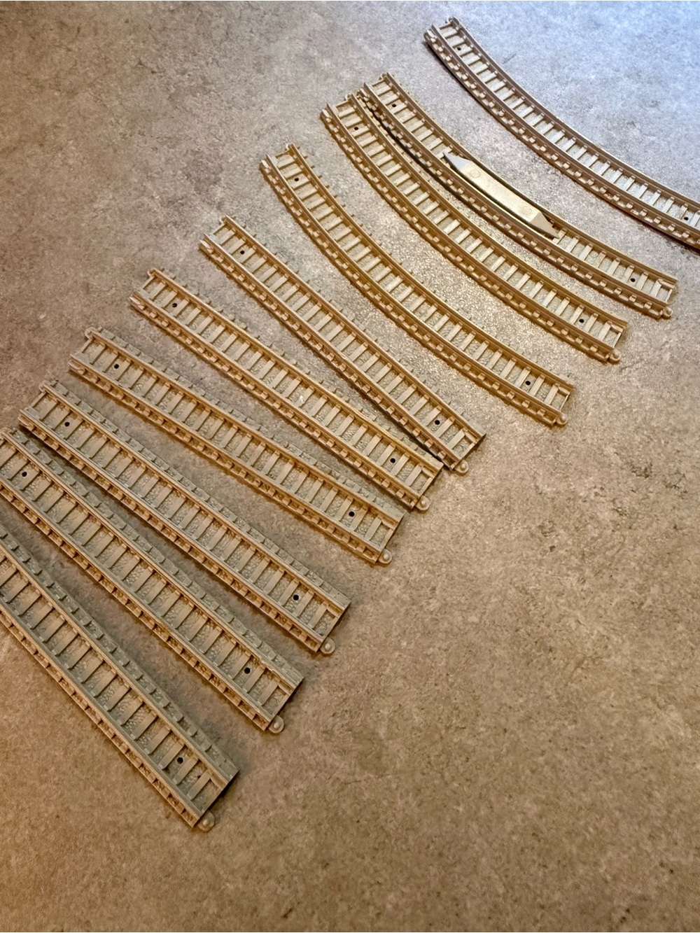 Vintage Lot Lone Star 10pcs Toy Train Union Pacific 1402A Shell Cars Track